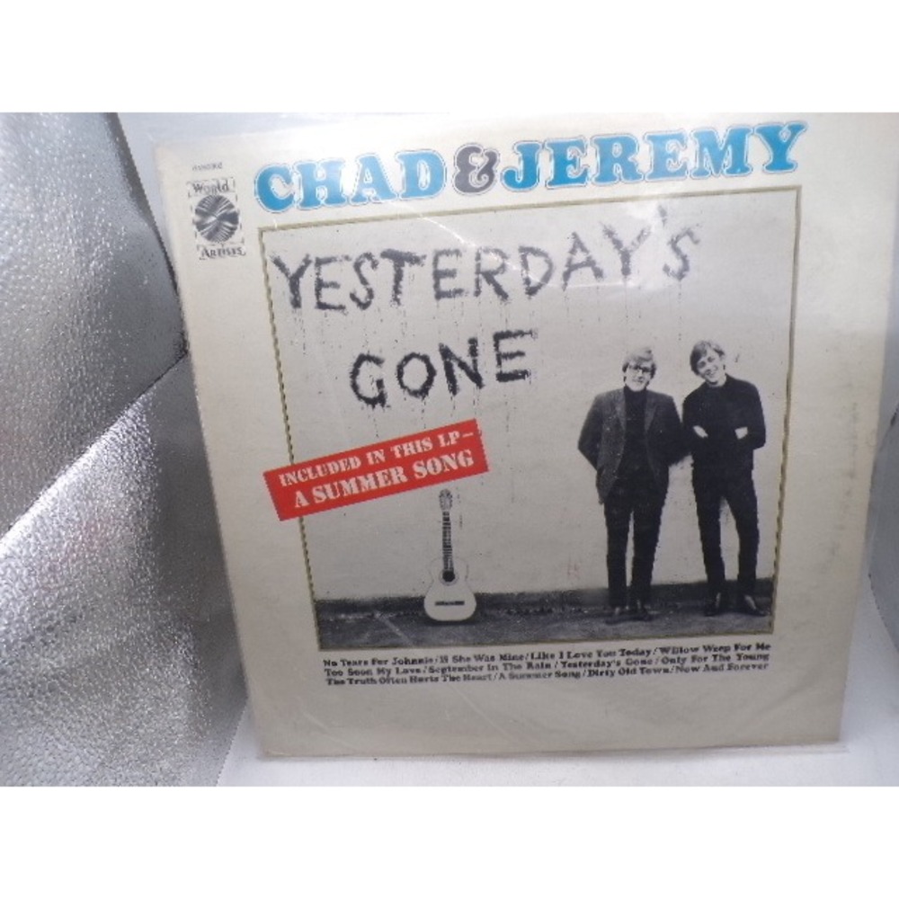 Chad & Jeremy Yesterday's Gone Vinyl LP World Artists WAM 2002 A Summer Song